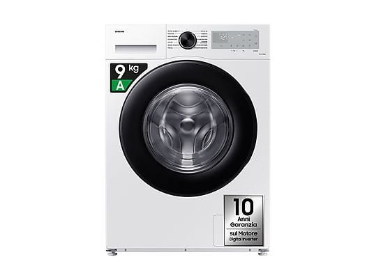SAMSUNG WW90CGC04DAHET Lavatrice 9 Kg 1400 Giri Classe A EcoBubble Wi-Fi Vapore Igienizzante