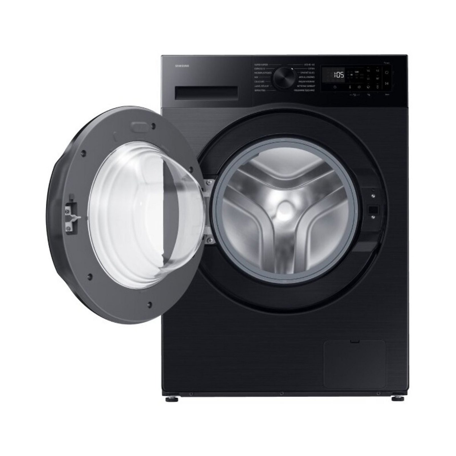 SAMSUNG WW80FG5L32ABEP Lavatrice 8 Kg 1400 Giri Classe A AI EcoBubble Nero Slim 52 cm