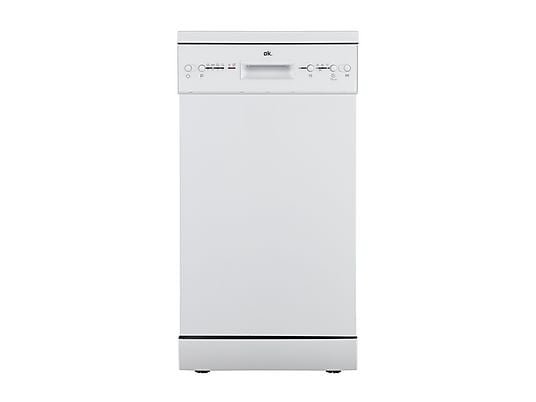 OK Lavastoviglie a Libera Installazione ODW 4581 D FS W - 45 cm, 47 dB, Bianco, Classe D
