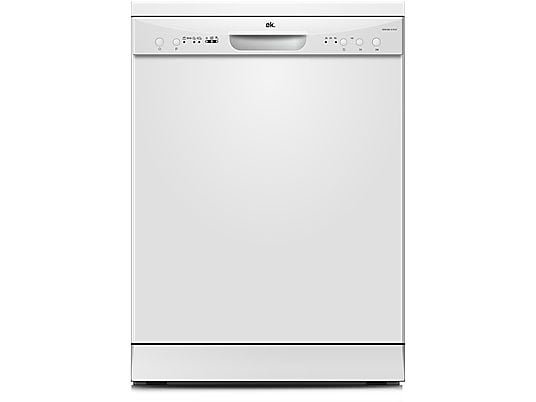 OK Lavastoviglie a Libera Installazione ODW 6061 E FS W - 60 cm, 49 dB, Display LED, Classe E