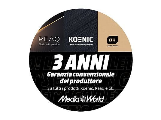 OK Lavastoviglie a Libera Installazione ODW 6061 E FS W - 60 cm, 49 dB, Display LED, Classe E