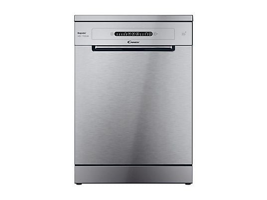 Candy Lavastoviglie a Libera Installazione CF 3C7L0X - 60 cm, Inox, Wi-Fi, Smart Door, Classe C