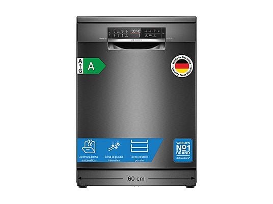 BOSCH SMS6ECC12E LAVASTOVIGLIE, 60 cm, Classe A
