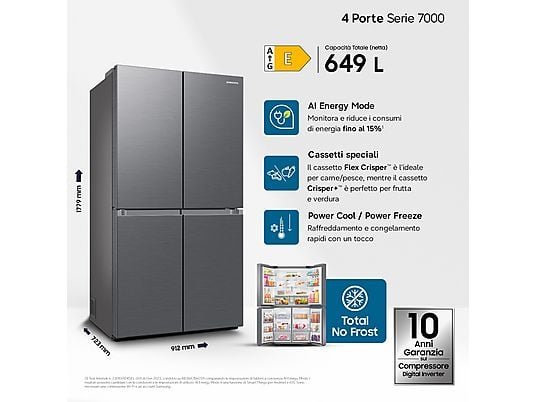 SAMSUNG RF59C70TES9/ES frigorifero americano