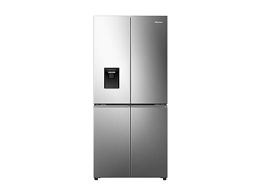 Hisense Frigorifero Americano 4 Porte RQ5P470SMIE - 460 L, Total No Frost, Libera Installazione, Classe E