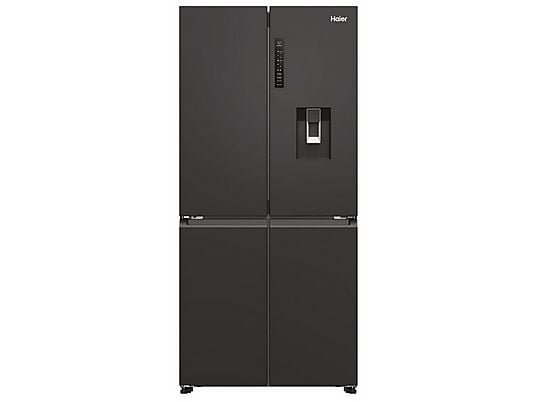 Haier Frigorifero Americano 4 Porte HCR3818EWPT - Cube 83, 463 L, No Frost, Inox, Classe E