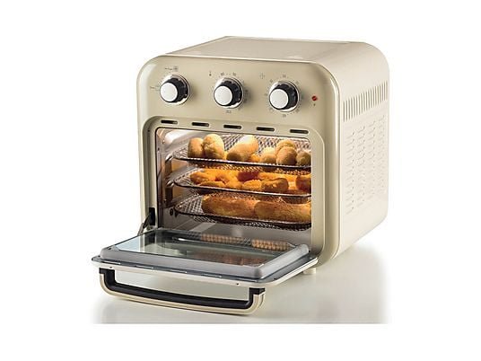 ARIETE FRIGGITRICE ARIA VINTAGE FRIGGITRICE AD ARIA, capacità 16 l, Max potenza 1400 W, BEIGE