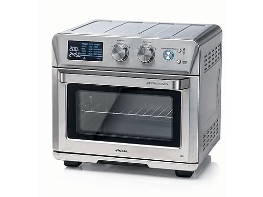 Ariete Friggitrice ad Aria Forno Oven Fryer 4629/1 - 25 L, Girarrosto, 1700W, Metal/Acciaio