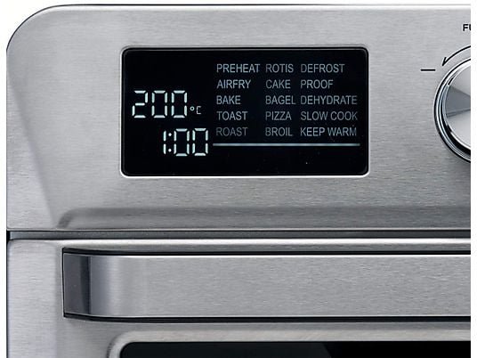 Ariete Friggitrice ad Aria Forno Oven Fryer 4629/1 - 25 L, Girarrosto, 1700W, Metal/Acciaio