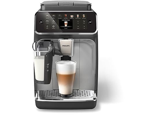 PHILIPS Series 4400 LatteGo EP4446/70 Macchina Caffè Automatica 1.8L 1500W Nero Argento