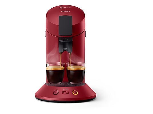 PHILIPS Senseo Original Plus CSA210/90 Macchina Caffè Cialde 0.7L 1450W Rosso