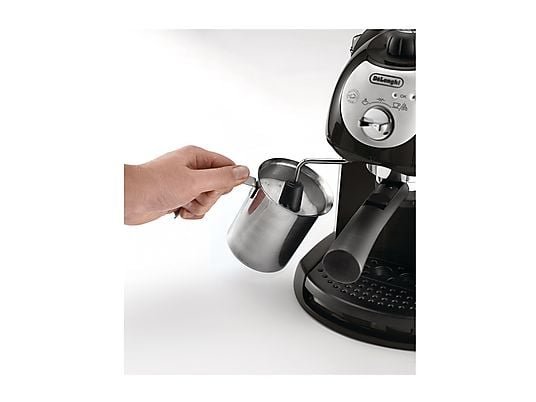 DE'LONGHI EC201.CD.B Macchina Caffè Manuale Espresso e Cappuccino 1L 1100W Nero