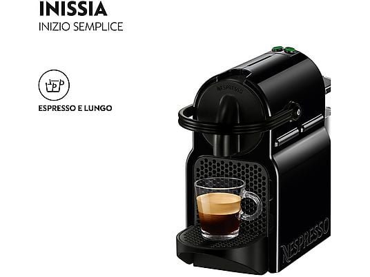 DE'LONGHI Nespresso Inissia EN80.B Macchina Caffè Capsule 0.8L 19 Bar Classe A Nero