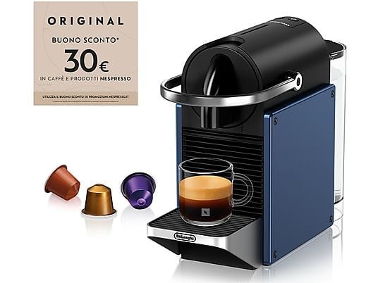 DE'LONGHI Nespresso Pixie EN127.BL Macchina Caffè Capsule 0.7L 19 Bar Blu