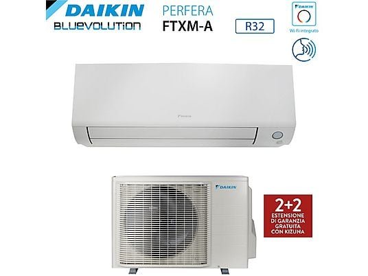 DAIKIN Perfera FTXM35A + RXM35A Kit Condizionatore Monosplit 12000 BTU Bianco Classe A+++