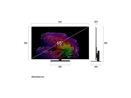 LG OLED65G66 OLED evo AI G6S TV 65" Smart TV 4K UHD Processore a11 AI Gen3 COD OLED65G66