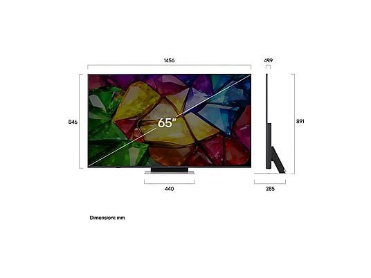 LG 65MRGB87B6B Mini RGB 87 TV 65" Smart TV 4K UHD Processore a8 AI Gen3 COD 65MRGB87B6B