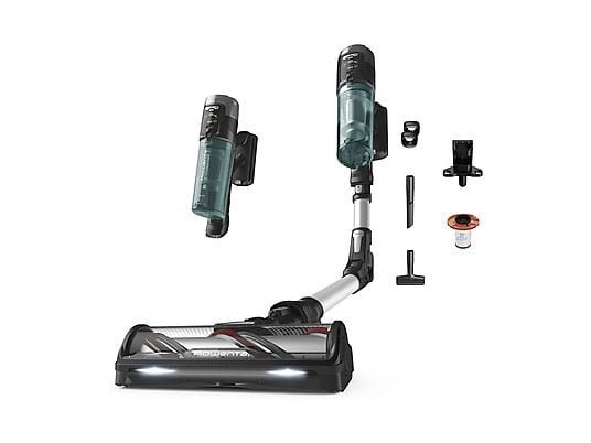ROWENTA X-Force Flex 13.60 RH9A32 Scopa Elettrica Senza Filo 350W 150AW Tubo Pieghevole
