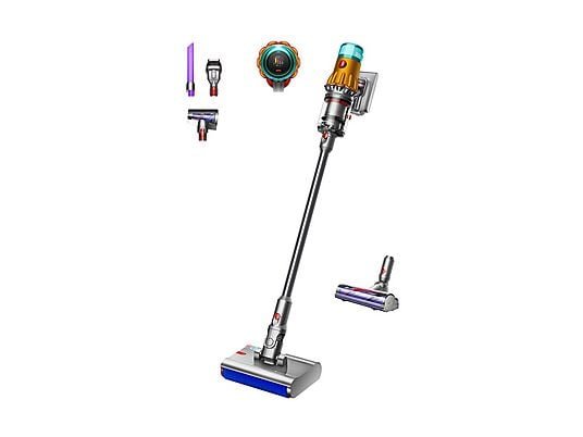 DYSON V12 Submarine Scopa Elettrica Senza Filo 140AW Schermo LCD Giallo Nichel