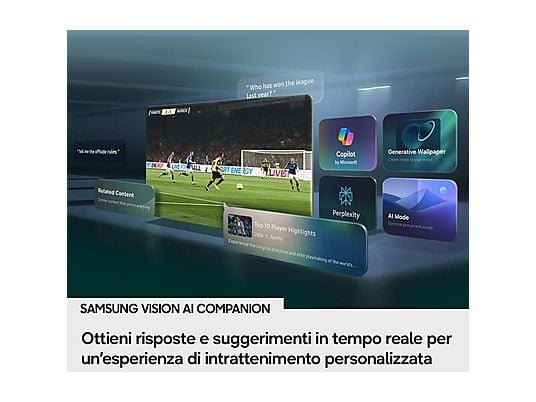 Samsung QE55S90HAEXZT OLED AI TV 55" Smart TV Tizen 4K UHD Processore NQ4 AI Gen3 COD QE55S90HAEXZT