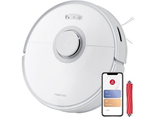 Roborock Q7 Max Robot Aspirapolvere e Lavapavimenti 58W 4200Pa LiDAR Bianco