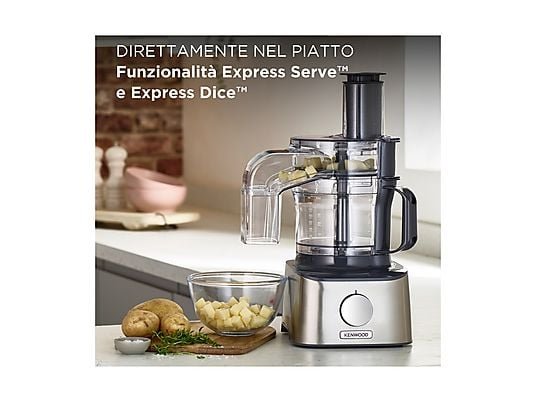 Kenwood MultiPro Compact FDM304SS Robot da Cucina 800W 2.1L Silver