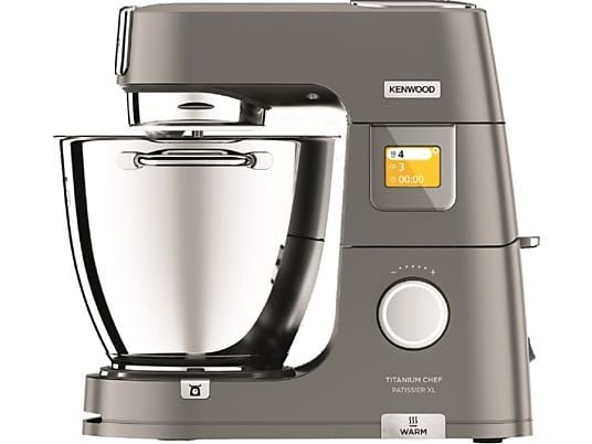 Kenwood Titanium Chef Patissier XL KWL90 Impastatrice Planetaria con Riscaldamento 1400W 7L Argento