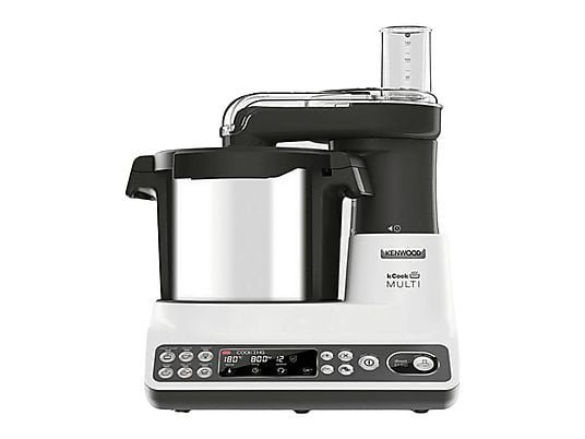 Kenwood kCook Multi CCL401WH Robot da Cucina Multifunzione con Cottura 550W 4.5L Grigio/Bianco