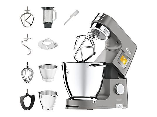 Kenwood Titanium Chef Patissier XL KWL90.124SI Impastatrice Planetaria con Riscaldamento 1400W 7L Argento