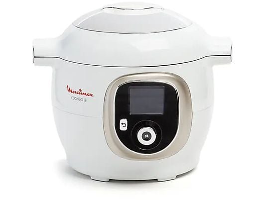 Moulinex Cookeo+ CE85BA10 Multicooker Intelligente 1600W 6L 180 Ricette Bianco