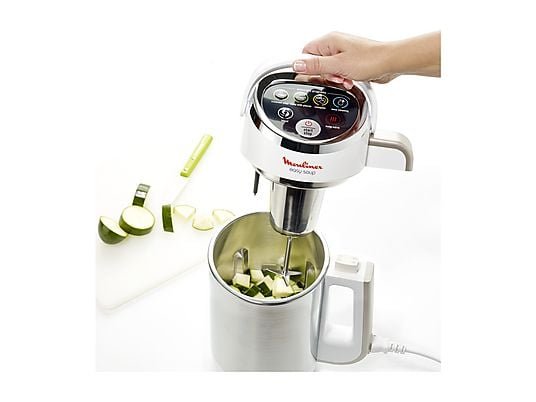 Moulinex Easy Soup LM8411 Frullatore Soup Maker con Cottura 1000W 1.2L Acciaio