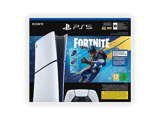 Sony PlayStation 5 Digital Edition Bundle Fortnite Flowering Chaos 825GB Bianco