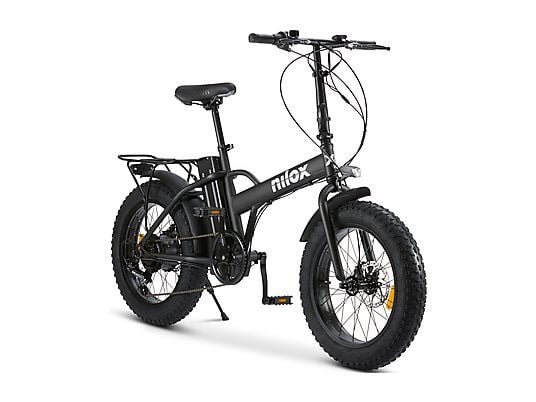 Nilox X5 Pro Fat Bike Elettrica da Trekking 250W 36V 10Ah Ruote 20'' Nero