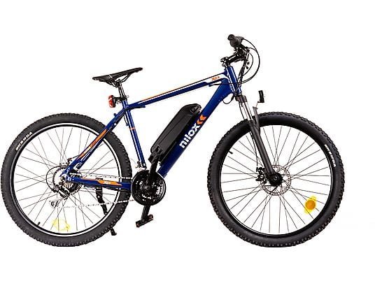 Nilox X6 Plus Mountain Bike Elettrica 250W 36V 12.8Ah Ruote 27.5'' Blu / Arancio