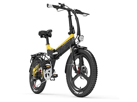 Lankeleisi G650 Bicicletta Elettrica Pieghevole 500W 48V Alluminio Nero