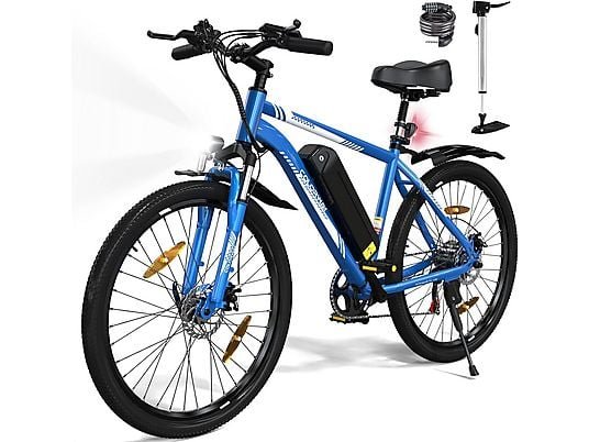 Colorway BK15 Bicicletta Elettrica Pieghevole 250W 36V Biammortizzata Nero