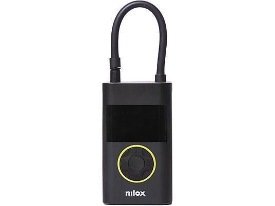 Nilox Air Pump Mini Compressore Portatile Digitale 150 PSI Powerbank 4000mAh Nero