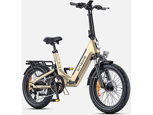 Engwe L20 3.0 Boost Fat Bike Elettrica Pieghevole 250W 48V Schermo a Colori Bluetooth Nero