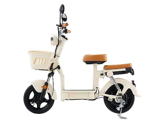 iScooter Y16 Monopattino Elettrico 1200W 48V 20Ah Ruote Grandi 14'' Bianco