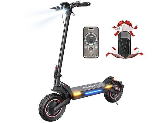 iScooter iX7 Pro Monopattino Elettrico Off-Road 1000W 17.5Ah Ruote 10'' Autonomia 80km Nero