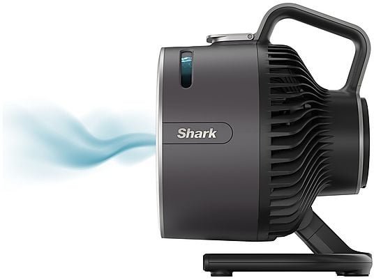 Shark FlexBreeze HydroGo Ventilatore Portatile a Batteria 12h Nebulizzatore 36W Nero