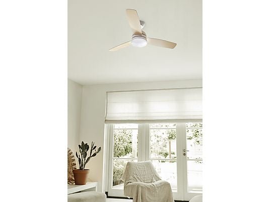 Evolar EVOCF48 Ventilatore a Soffitto DC Silenzioso con Telecomando 24W Diametro 122cm A+++