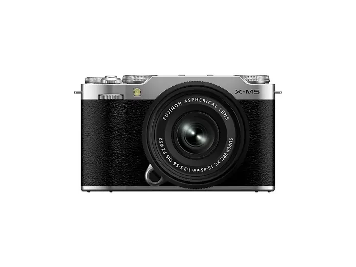 Fujifilm X-M5 Silver Kit XC 15-45mm f/3.5-5.6 OIS PZ Fotocamera Mirrorless 26.1 MP