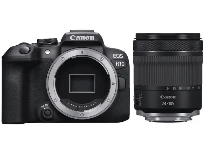 Canon EOS R10 Kit Teleobiettivo Fotocamera Mirrorless APS-C Touchscreen 24.2 MP Nero