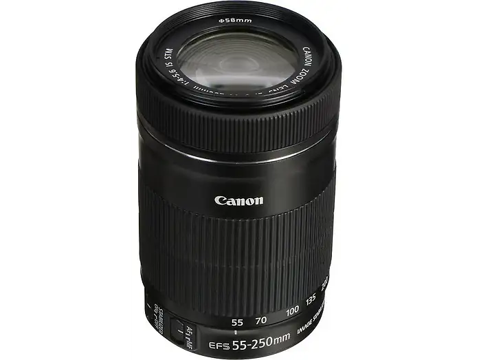 Canon EOS 90D Kit Doppio Zoom 18-55mm + 55-250mm IS STM + Borsa + SD 16GB Nero