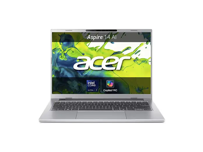 Acer Aspire 14 AI Copilot+ PC Notebook 14" OLED Intel Core Ultra 7 256V RAM 16GB 1TB SSD Silver Windows 11 Home