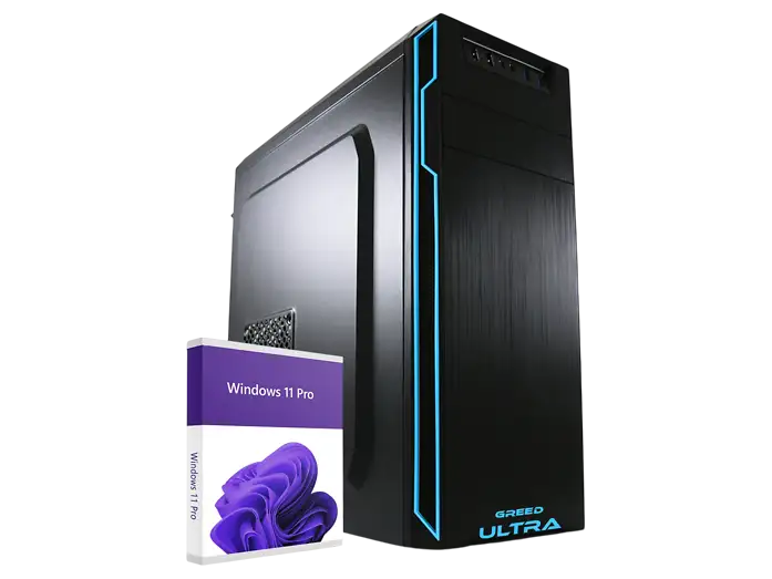 Greed Desktop Ultra 7 PC Fisso Ufficio Intel Core i7-6700 RAM 16GB 1TB SSD 1TB HDD Windows 11