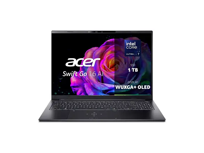 Acer Swift Go 16 AI SFG16-74 Notebook 16" OLED 120Hz Intel Core Ultra 7 256V RAM 16GB 1TB SSD Black Windows 11 Home