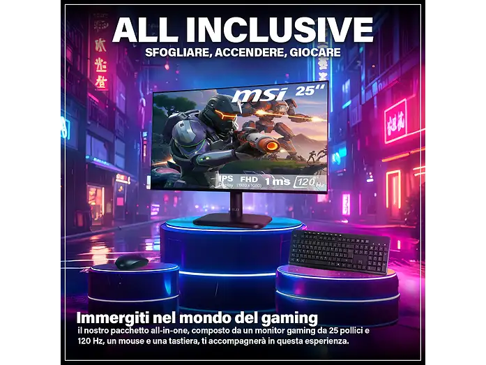 Hyper Byte PC Gaming Gen 2 Bundle Desktop + Monitor LED Full HD Ryzen 7 5700G RAM 16GB 1TB SSD RX Vega 8 WiFi