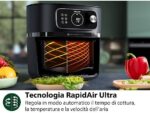 Philips Friggitrice ad Aria Serie 7000 XXL HD9876/90 - Cestello 8.3 L, CombiAir, Wi-Fi, 2200W, Nero - immagine 5